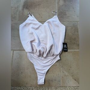 Express pink bodysuit NWT xxs